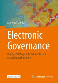Cover image: Electronic Governance 9783658371739