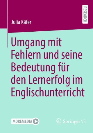 Omslagafbeelding: Umgang mit Fehlern und seine Bedeutung für den Lernerfolg im Englischunterricht 9783658373412