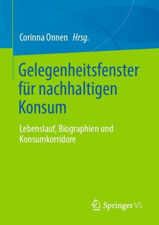 Imagen de portada: Gelegenheitsfenster für nachhaltigen Konsum 9783658375423