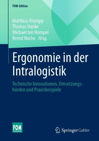 Cover image: Ergonomie in der Intralogistik 9783658375461