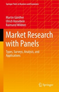 صورة الغلاف: Market Research with Panels 9783658376499