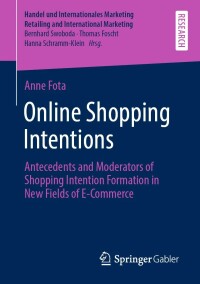 Cover image: Online Shopping Intentions 9783658376611