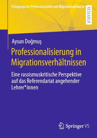 Titelbild: Professionalisierung in Migrationsverhältnissen 9783658377205