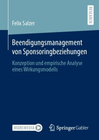 Imagen de portada: Beendigungsmanagement von Sponsoringbeziehungen 9783658377779