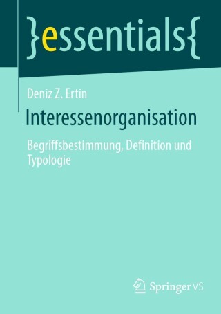Cover image: Interessenorganisation 9783658378295