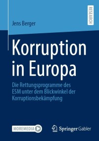 Omslagafbeelding: Korruption in Europa 9783658378806