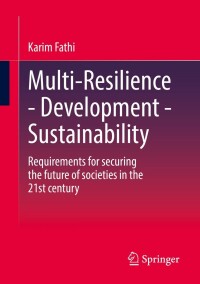 Cover image: Multi-Resilience - Development - Sustainability 9783658378912