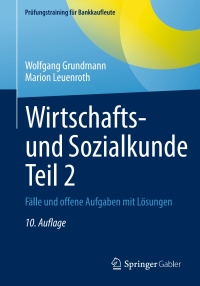 Cover image: Wirtschafts- und Sozialkunde Teil 2 10th edition 9783658380410