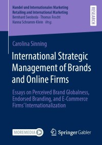 Imagen de portada: International Strategic Management of Brands and Online Firms 9783658380496