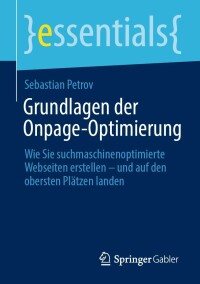 Cover image: Grundlagen der Onpage-Optimierung 9783658381493
