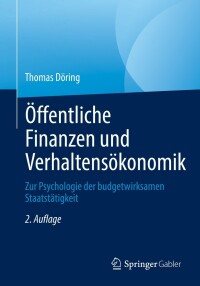 Immagine di copertina: Öffentliche Finanzen und Verhaltensökonomik 2nd edition 9783658381622
