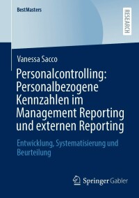 Omslagafbeelding: Personalcontrolling: Personalbezogene Kennzahlen im Management Reporting und externen Reporting 9783658382193