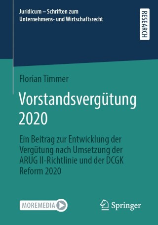Imagen de portada: Vorstandsvergütung 2020 9783658382391