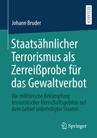 Cover image: Staatsähnlicher Terrorismus als Zerreißprobe für das Gewaltverbot 9783658382483