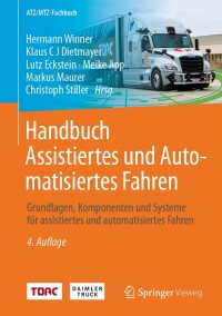 Imagen de portada: Handbuch Assistiertes und Automatisiertes Fahren 4th edition 9783658384852