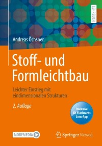Titelbild: Stoff- und Formleichtbau 2nd edition 9783658385866