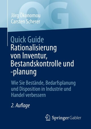 Immagine di copertina: Quick Guide Rationalisierung von Inventur, Bestandskontrolle und -planung 2nd edition 9783658386047