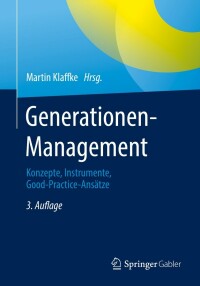 Cover image: Generationen-Management 3rd edition 9783658386481