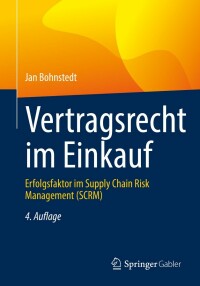 Imagen de portada: Vertragsrecht im Einkauf 4th edition 9783658387938