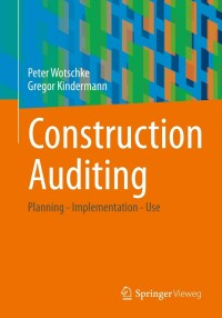 Cover image: Construction Auditing 9783658388409