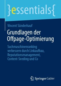 Cover image: Grundlagen der Offpage-Optimierung 9783658388485
