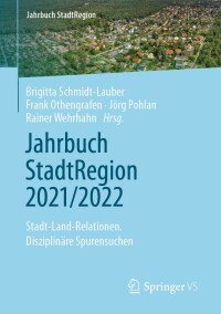 Immagine di copertina: Jahrbuch StadtRegion 2021/2022 9783658389406