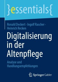 Cover image: Digitalisierung in der Altenpflege 9783658389727