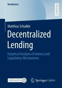 Cover image: Decentralized Lending 9783658390556