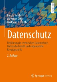 صورة الغلاف: Datenschutz 2nd edition 9783658390969