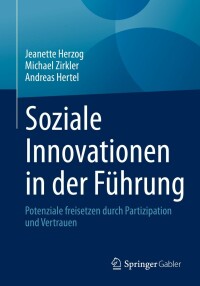 Cover image: Soziale Innovationen in der Führung 9783658391171