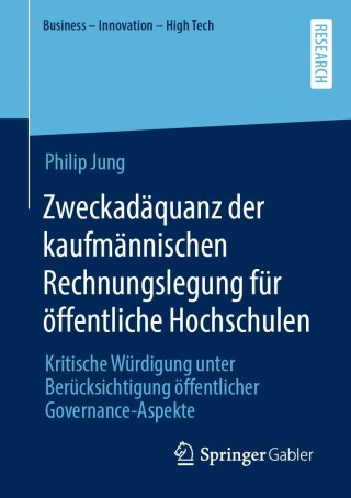 Imagen de portada: Zweckadäquanz der kaufmännischen Rechnungslegung für öffentliche Hochschulen 9783658391546