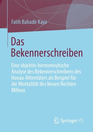 Cover image: Das Bekennerschreiben 9783658391645