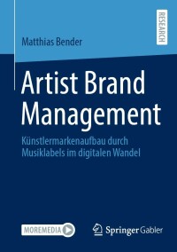 Cover image: Artist Brand Management 9783658392079