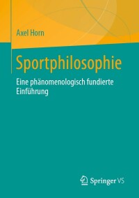 Cover image: Sportphilosophie 9783658392727