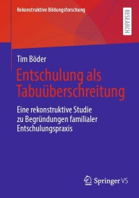 Imagen de portada: Entschulung als Tabuüberschreitung 9783658392826