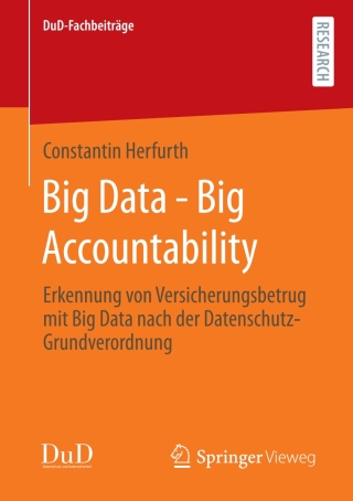 Cover image: Big Data - Big Accountability 9783658392864