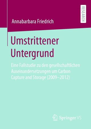 Titelbild: Umstrittener Untergrund 9783658393175