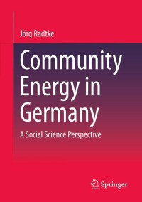 表紙画像: Community Energy in Germany 9783658393199