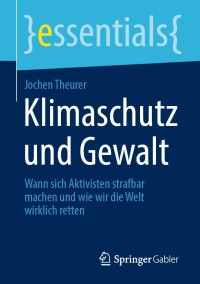 Immagine di copertina: Klimaschutz und Gewalt 9783658393533