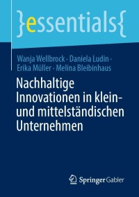 Cover image: Nachhaltige Innovationen in klein- und mittelständischen Unternehmen 9783658394172