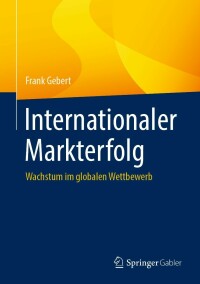 Cover image: Internationaler Markterfolg 9783658394264