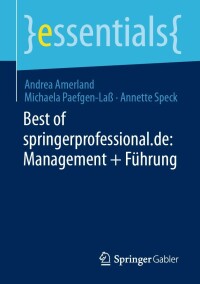 Titelbild: Best of springerprofessional.de: Management + Führung 9783658394615