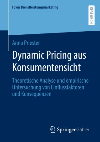 Imagen de portada: Dynamic Pricing aus Konsumentensicht 9783658394653