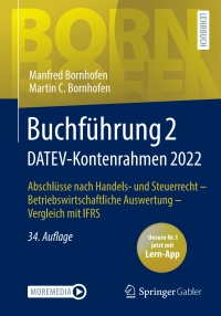 Cover image: Buchführung 2 DATEV-Kontenrahmen 2022 34th edition 9783658395094