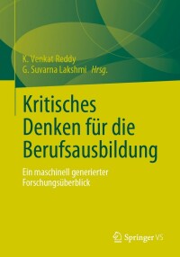 Titelbild: Kritisches Denken für die Berufsausbildung 9783658396121