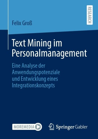 Cover image: Text Mining im Personalmanagement 9783658396480