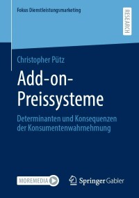 Cover image: Add-on-Preissysteme 9783658396527