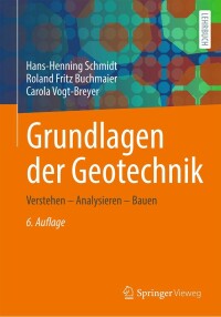 Imagen de portada: Grundlagen der Geotechnik 6th edition 9783658398330