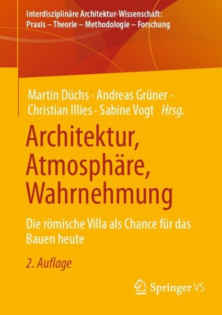 Imagen de portada: Architektur, Atmosphäre, Wahrnehmung 2nd edition 9783658398958