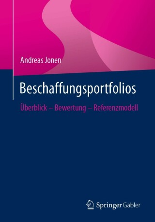 Cover image: Beschaffungsportfolios 9783658399238
